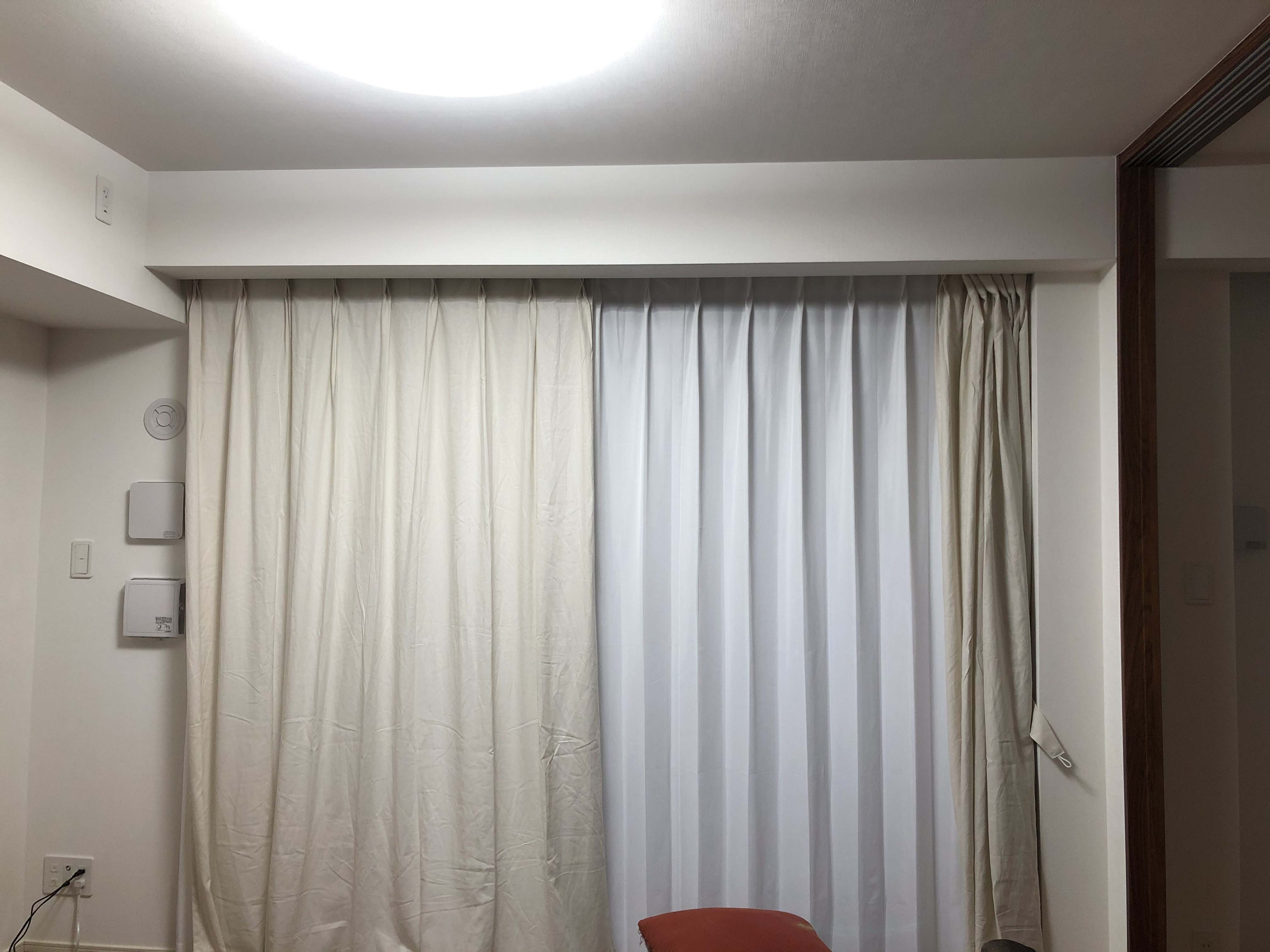 サイズ：幅201～300cm×丈151～200cm：1枚 麻カーテン「AsaFine 