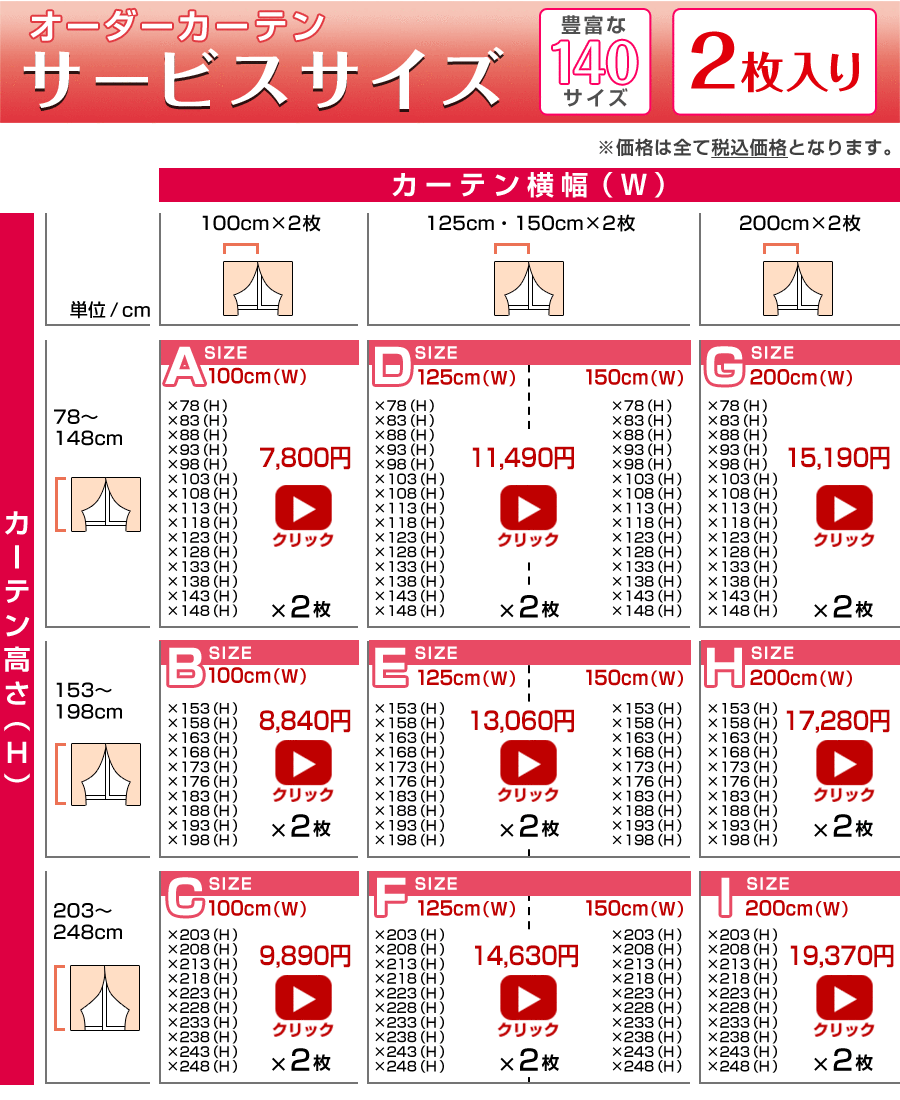 サービスサイズ