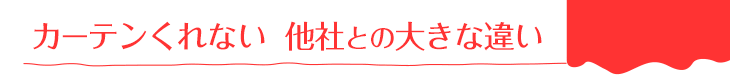 くれないダイレクト他社との大きな違い