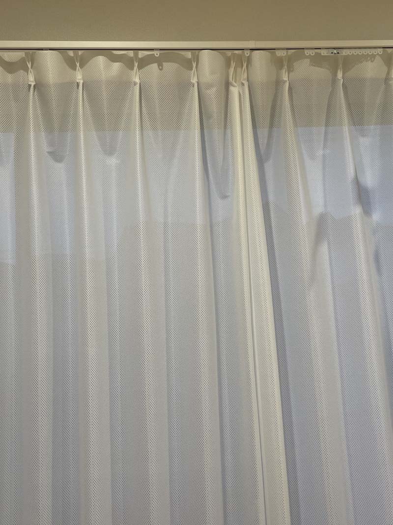 マジックミラーレースカーテン サイズ：幅100×丈213cm・丈228cm：2枚組