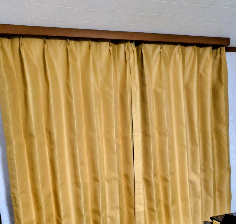 Aサイズ：幅100cm×丈80cm～250cm：カーテン2枚組＋レースカーテン2枚組